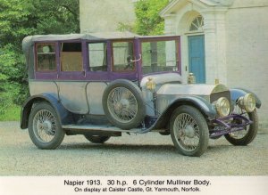Napier 1913 Car Burdalls Gravy Salt Rare Great Yarmouth Postcard