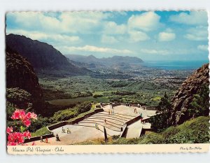 Postcard Nuaanu Pali Viewpoint, Oahu, Hawaii