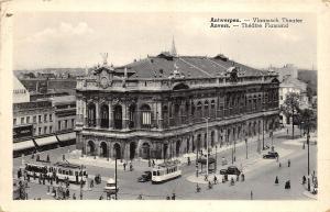 BG33405 anvers antwerpen theatre flamand tramway tram belgium