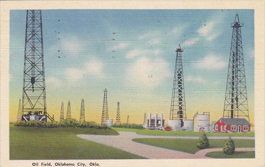 Oil Field Oklahoma City Oklahoma 1943