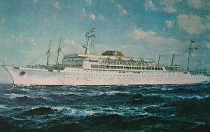 Vintage Postcard The New S. S. Argentina and S. S. Brasil By Moore-McCormack