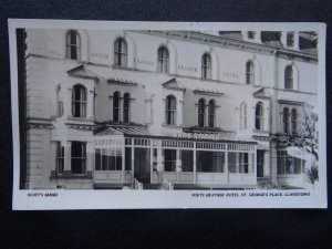 Wales Llandudno WHITE HEATHER HOTEL St. George's Place - Old RP Postcard