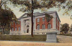 Public Library Utica NY USA Postcard