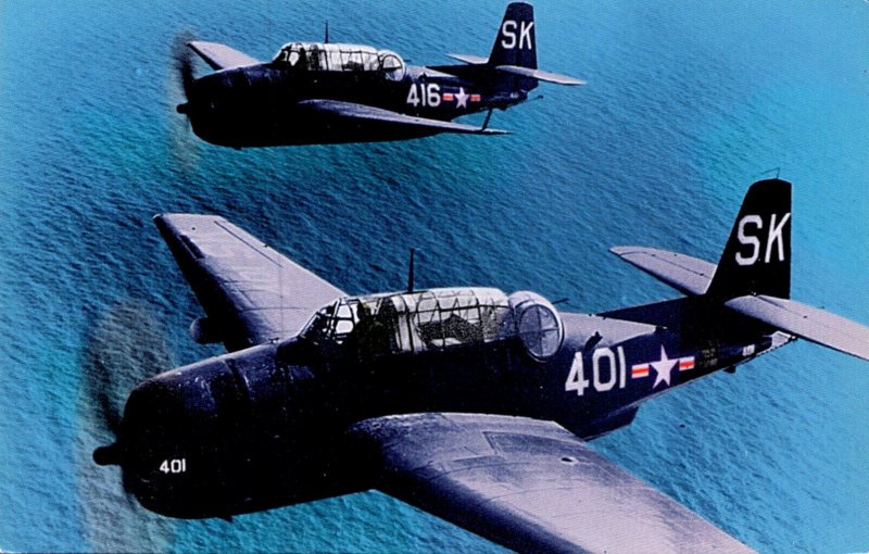 Airplanes Grumman TBF-3 Avengers Attack Aircraft