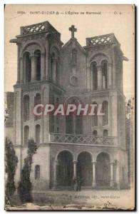 Postcard Old Saint Dizier The Church Marnaval