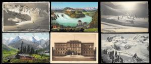 Postcard Tour of Switzerland (136) postcards Unused & Used Fresh c1900s-1930s