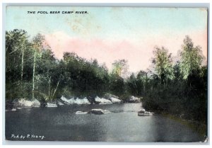 c1910's Scenic View Of The Pool Bear Camp River North Sandwich  NH Postcard 