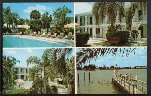 42320) Florida TREASURE ISLAND Multi-View The Malyn Motel-Apts - Chrome