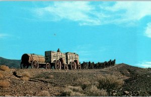 20 Mule Team Borax  Outfit Death Valley California Postcard