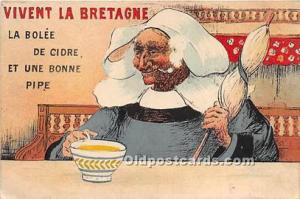 Vivent La Bretagne Advertising 1915 Missing Stamp 