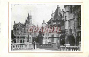 Postcard Old Antwerp Steen and Vleeschhuis Antwerp Place Verte