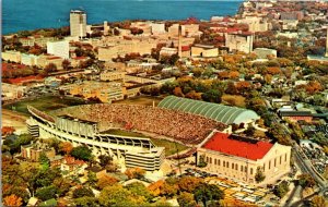 Postcard Camp Randall Stadium Madison Badgers, University of Wisconsin Football