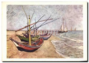 Modern Postcard Van Gogh Boats For Maries