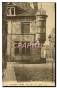 Old Postcard Besancon les Bains House Rue Pasteur