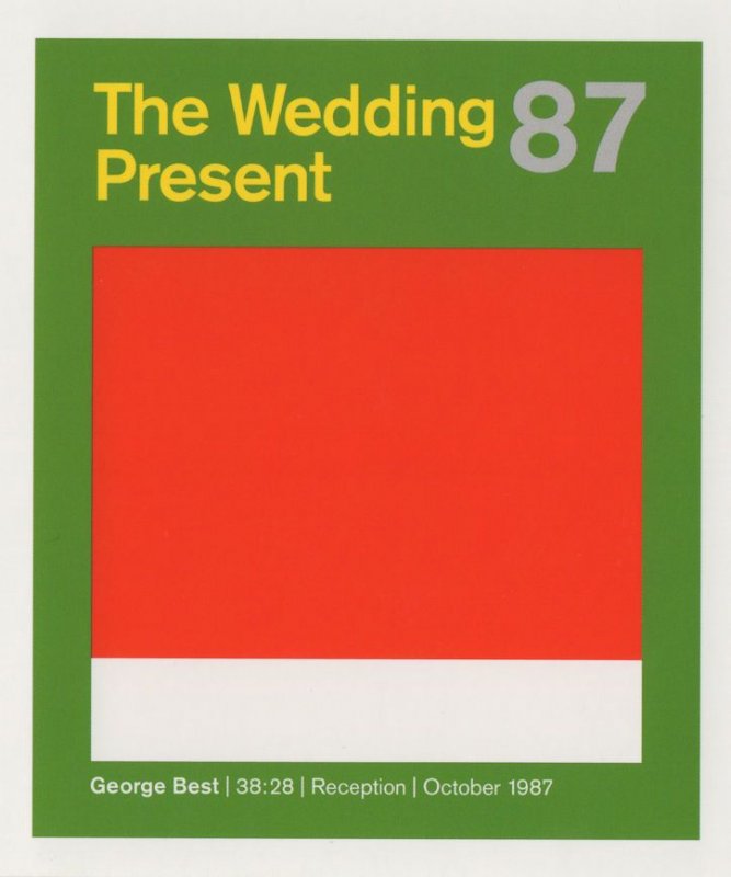 The Wedding Present Leeds Indie Rock George Best LP Postcard