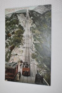 The Great Incline Mt. Lowe Railway California 3000 ft long Postcard No. C9