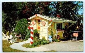 CARMI, Illinois IL ~ Fairyland Playhouse CARMI MOTEL Roadside c1960s Postcard