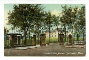 MA - Springfield. U.S. Arsenal & Entrance