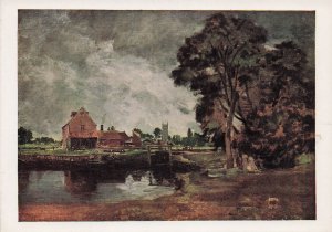 John Constable Dedham Mill Tate Gallery Painting Postcard