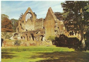 Scotland Postcard - Dryburgh Abbey - Berwickshire - The Cloister[Left]  AB644