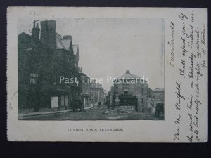 Kent SEVENOAKS London Road c1903 Postcard