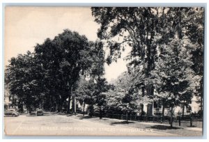 c1920 William Street from Poultry Street Whitehall New York NY Vintage Postcard