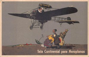 TELA CONTINENTAL PARA AEROPLANES AVIATION BUENOS AIRES ARGENTINA POSTCARD