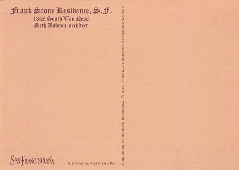 Frank Stone Residence - San Francisciana