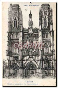 Old Postcard Toul Picturesque Cathedrale