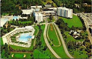 Vtg 1960s The Concord Hotel Aerial View Kiamesha Lake New York NY Postcard 