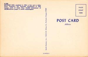 Brownlee Dam - Snake River - Hell's Canyon, Idaho