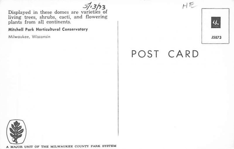 Mitchell Park Horticultural Conservatory  - Milwaukee, Wisconsin WI