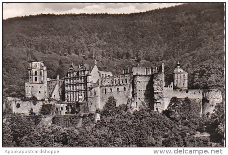 Germany Alt Heidelberg Das Heidelberger Schloss Real Photo