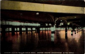 Cleveland, OH Ohio   EUCLID BEACH DANCE PAVILION INTERIOR   ca1910's Postcard