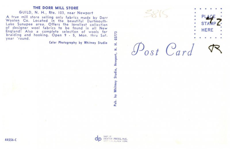 Rhode Island  Newport Dorr Mill Store