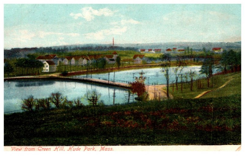 Massachusetts Hyde Park View from Green Hill