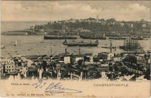 PC CONSTANTINOPLE, ISTAMBUL POINT DE SERAIL TURKEY (a20195)