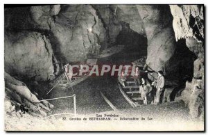 Old Postcard Cave Caves of Betharram Debarcadere Lake