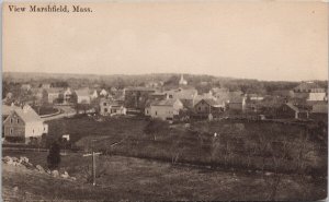 Marshfield MA General View Birdseye Unused Postcard H55