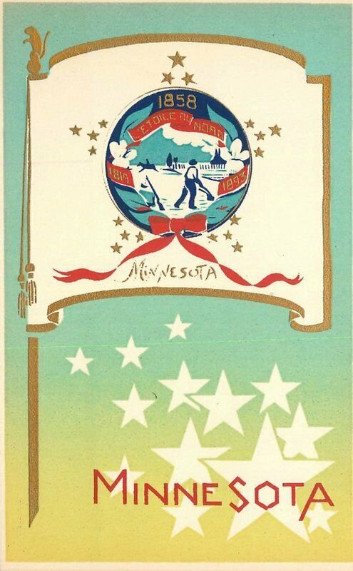 Minnesota Seal Souvenir Standard Postcard