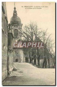 Old Postcard Besancon The Tower of St John and the Way of the Citadel