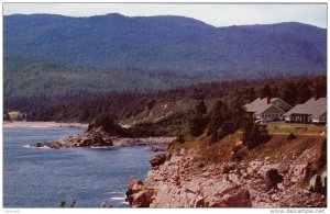 View at Keltic Lodge looking toward Ingonish,  Cape Breton,   Nova Scotia,  C...