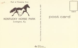 Pool at Camping Area, Kentucky Horse Park - Lexington, Kentucky Postcard