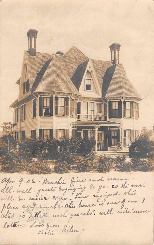 Pinehurst North Carolina Residence Real Photo Vintage Postcard JJ658775