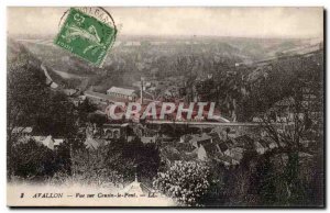 Avallon Old Postcard View cousin deck