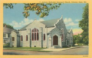 Princess Anne, Maryland Antioch Methodist Episcopal Church Linen Postcard Unused