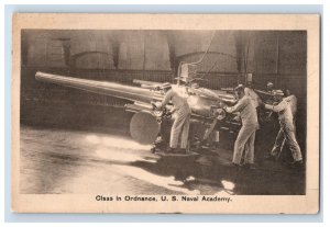 C1915-20 Class In Ordnance US. Navel Acadamy Postcard P173E