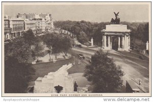 London Hyde Park Corner and Quadriga Tuck