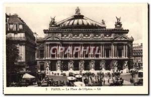 Paris - 9 - Place of & # 39Opera Old Postcard