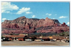 c1960s Fast-Growing Town View Heart Of Oak Green Creek Canyon Sedona AZ Postcard